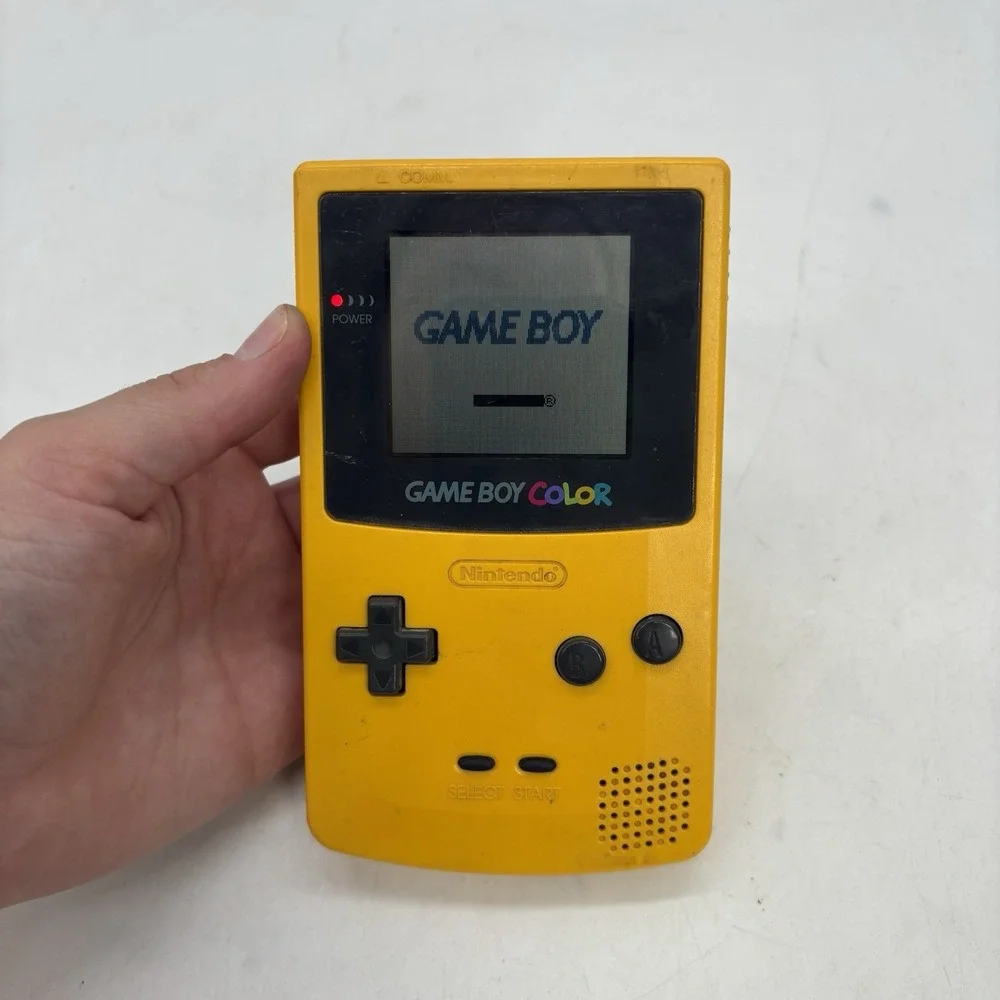 Nintendo Game Boy Color Handheld GBC CGB-001 Yellow Tested Working
